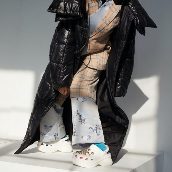 ⚡SOLD⚡ NWT Crocs Women's Classic Bae Platform Chunky Clog Sandals - Picture 14 of 14